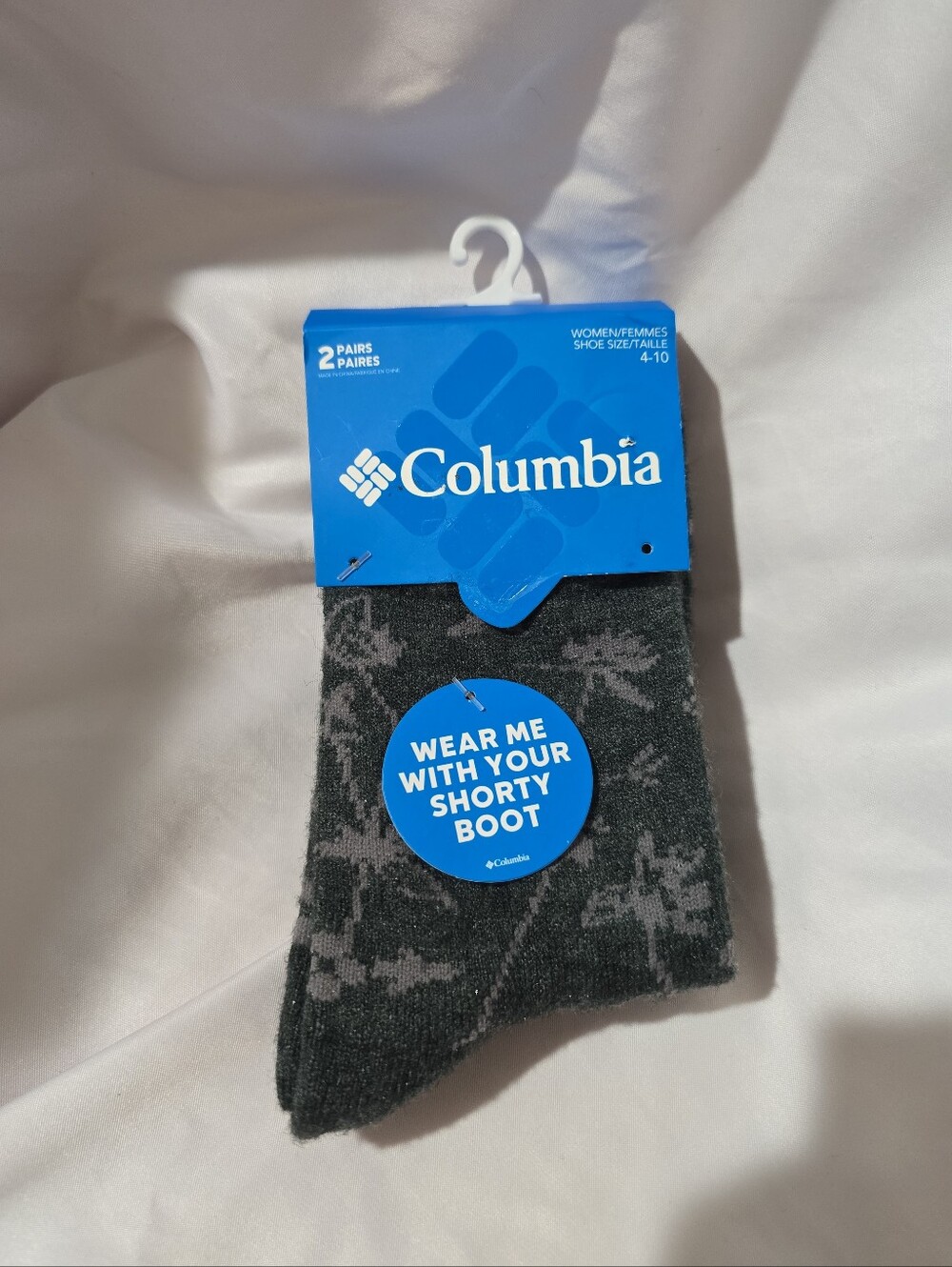 NWT Columbia Women's 2 Pair Shorty Boot Soft Socks